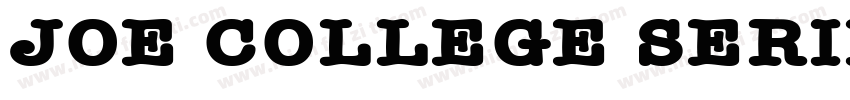 Joe College Serif NF字体转换